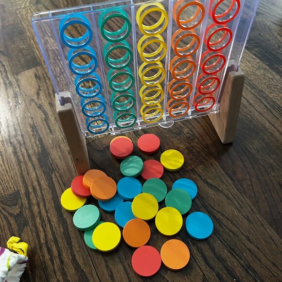 Lovevery (The Helper Play Kit) Drop & Match Dot Catcher Complete - Picture 2 of 3